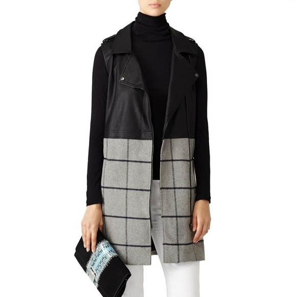 Greylin Jackets & Blazers - GREYLIN PLAID MOTO VEST